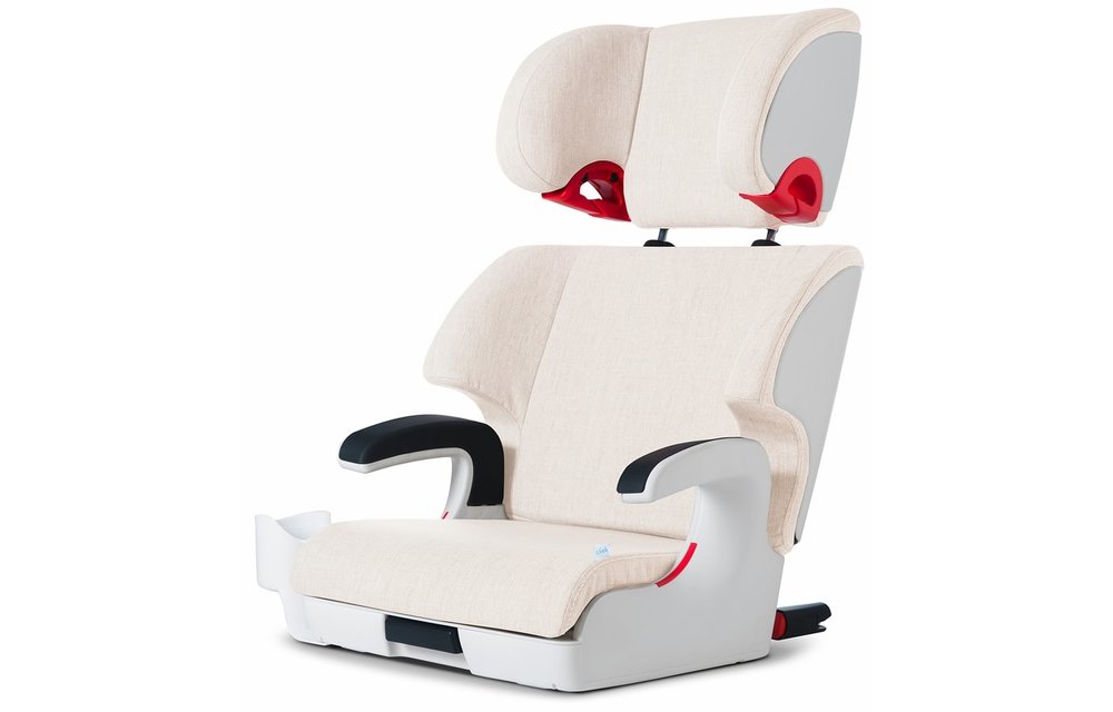 Clek Oobr Booster Car Seat In Snow