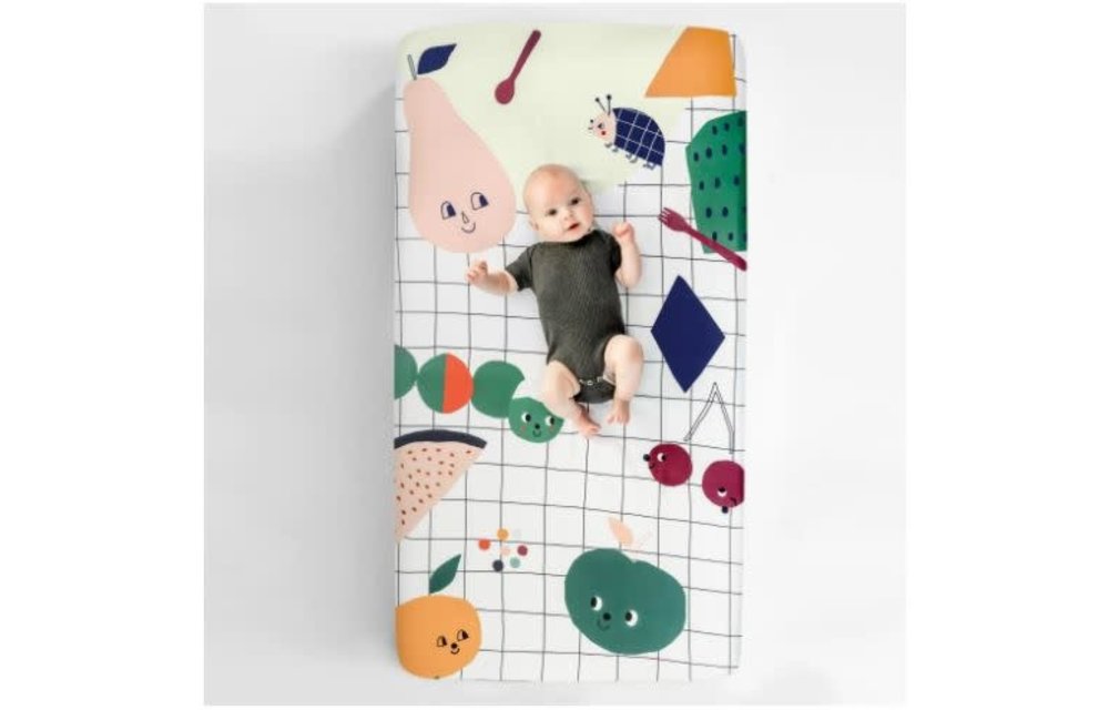 Rookie Humans Fitted Crib Sheet In Picnic In The Park