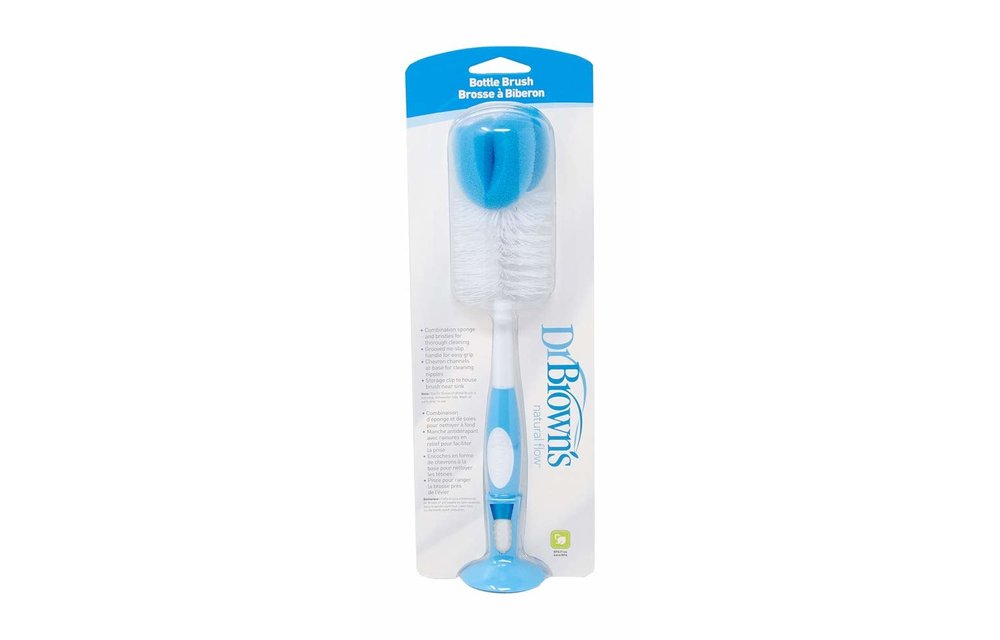 Dr. Brown Bottle Brush For Standard Or Wide Neck Bottles In Blue