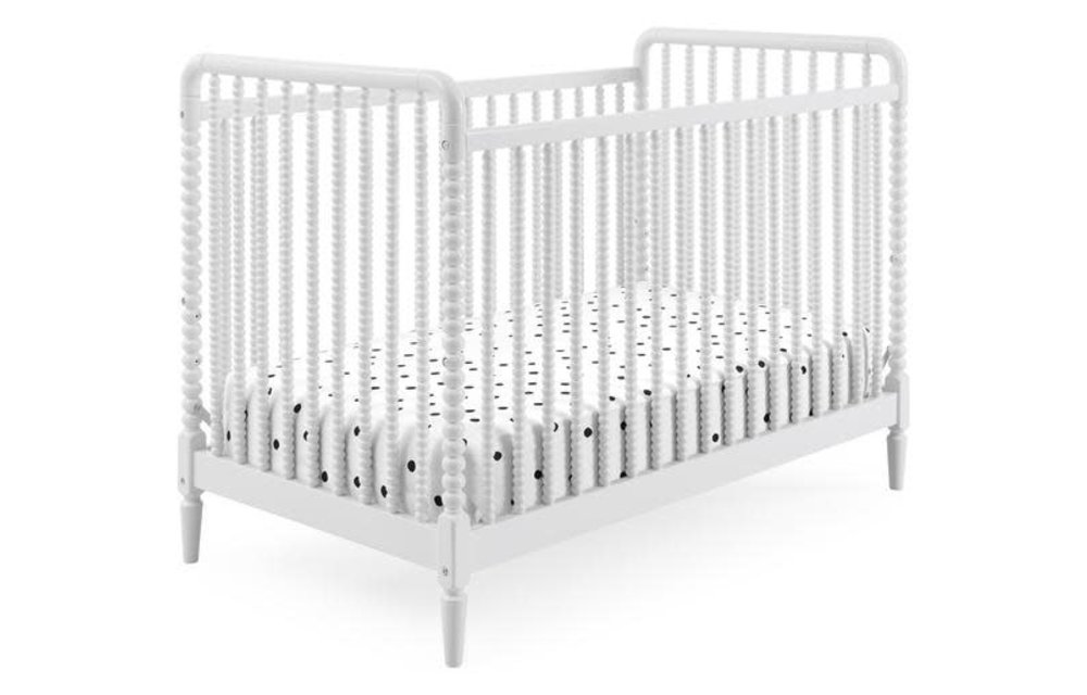 Delta Saint 3-in-1 Crib with Toddler Guard Rail In Bianca White