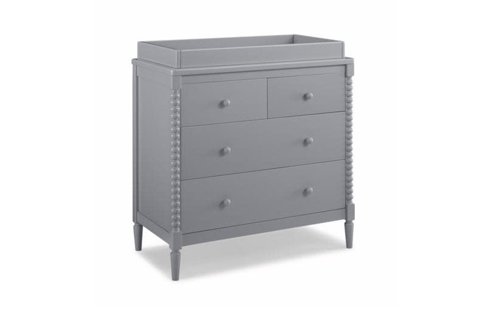 Delta Saint 4 Drawer Dresser with Changing Top In Grey
