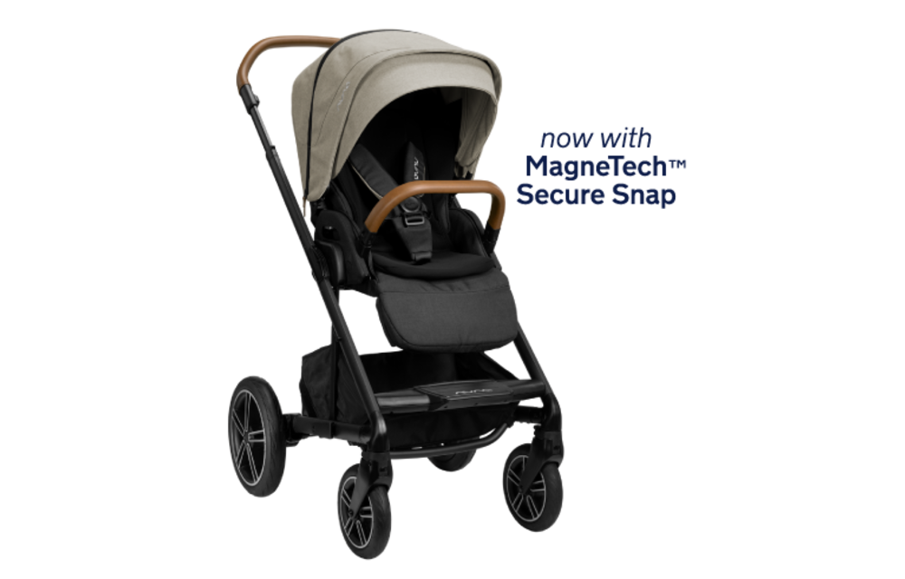2021 Nuna Mixx Next Stroller With Magnetic Buckle In Timber