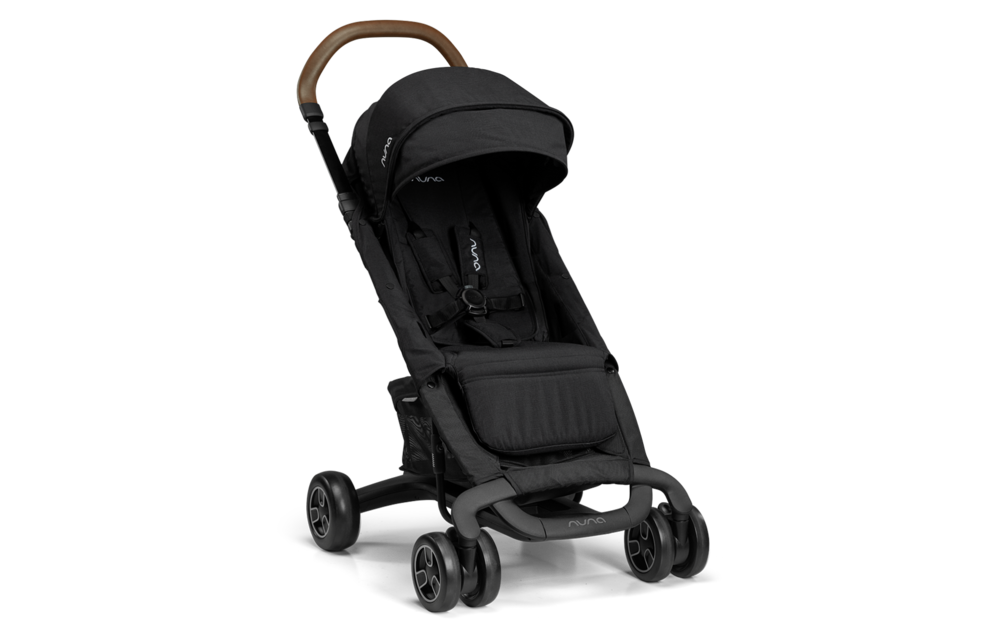 Nuna Pepp Next Stroller In Caviar With Magnetic Buckles