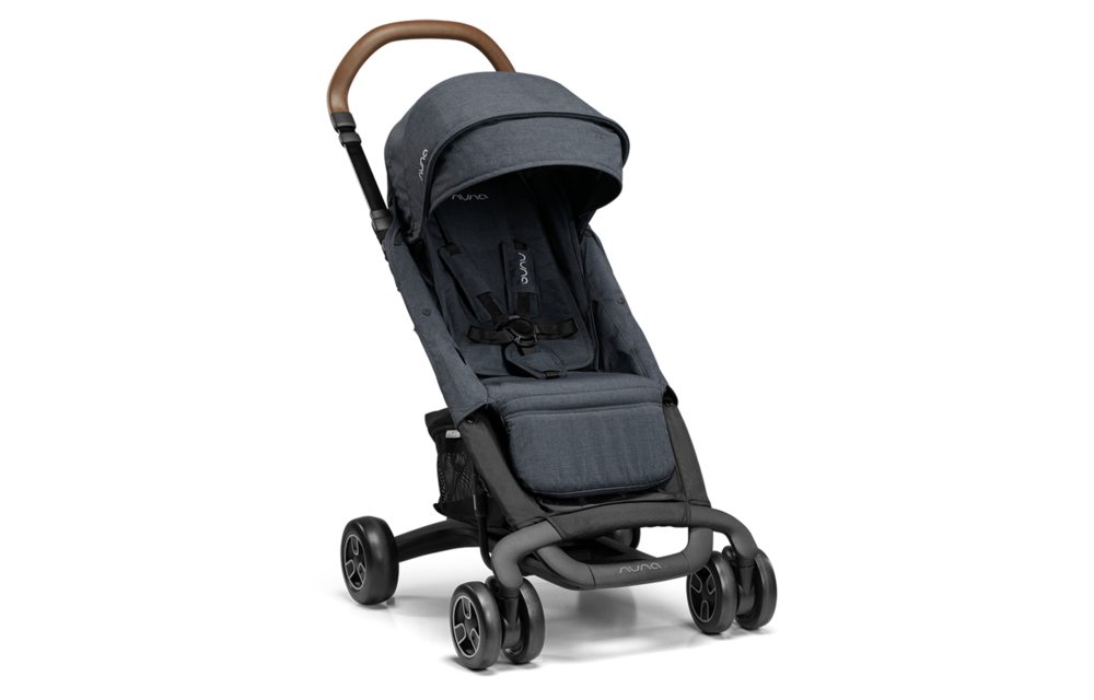 Nuna Pepp Next Stroller In Lake With Magnetic Buckles