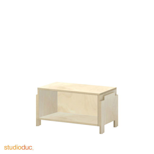 Duc Duc Juno Stacking Toy Cubby In Natural Birch