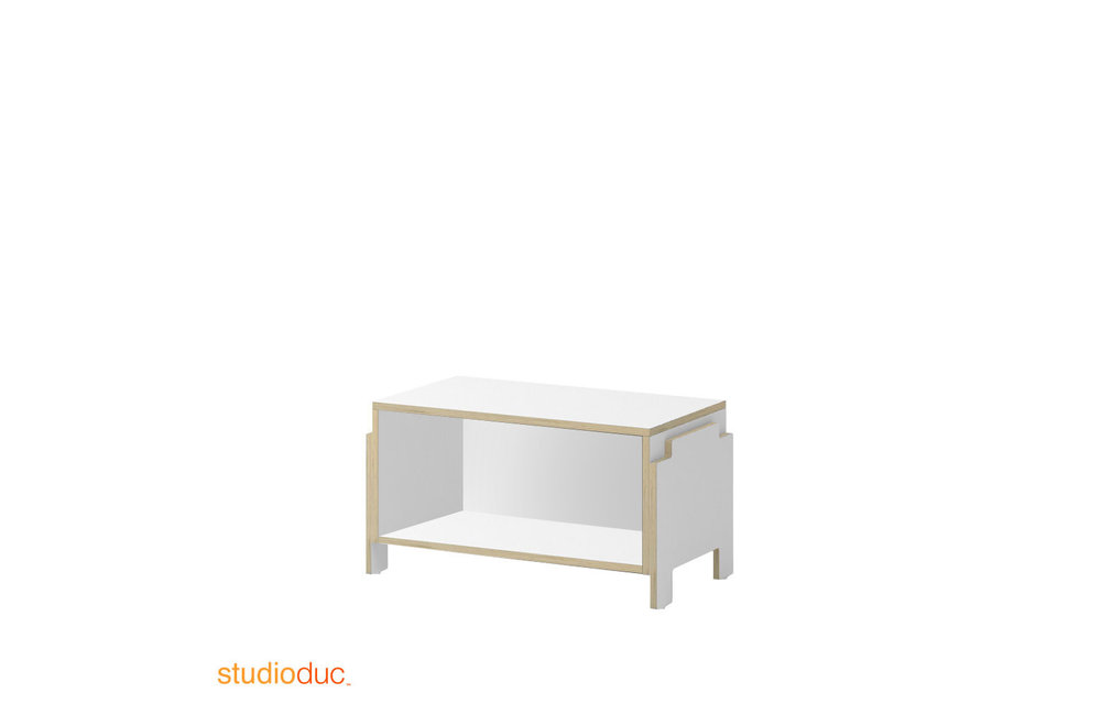 Duc Duc Juno Stacking Toy Cubby In White