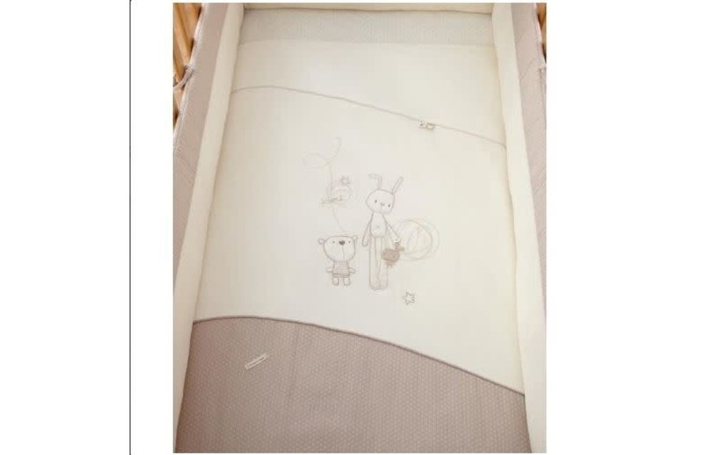 Mamas And Papas 4 Piece Crib Bedding Set In Mille & Boris