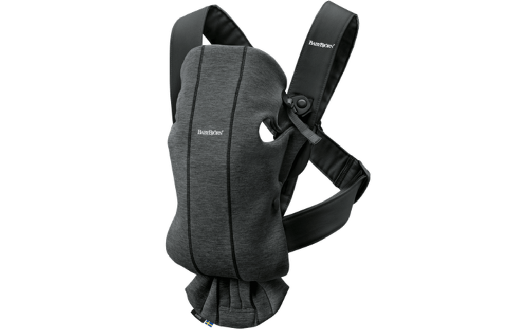 BABYBJORN Baby Carrier Mini 3D Jersey, In Charcoal Grey
