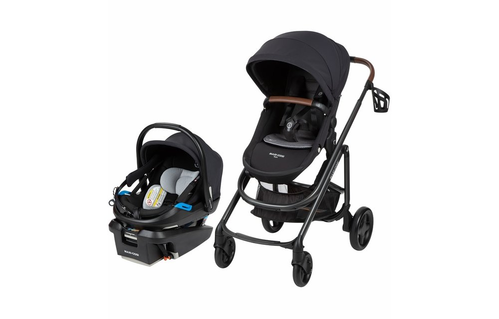Maxi Cosi Tayla XP Travel System with Coral XP (Essential Black)