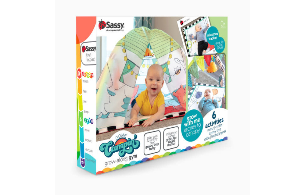 Sassy Gone Campin' Mat With Canopy