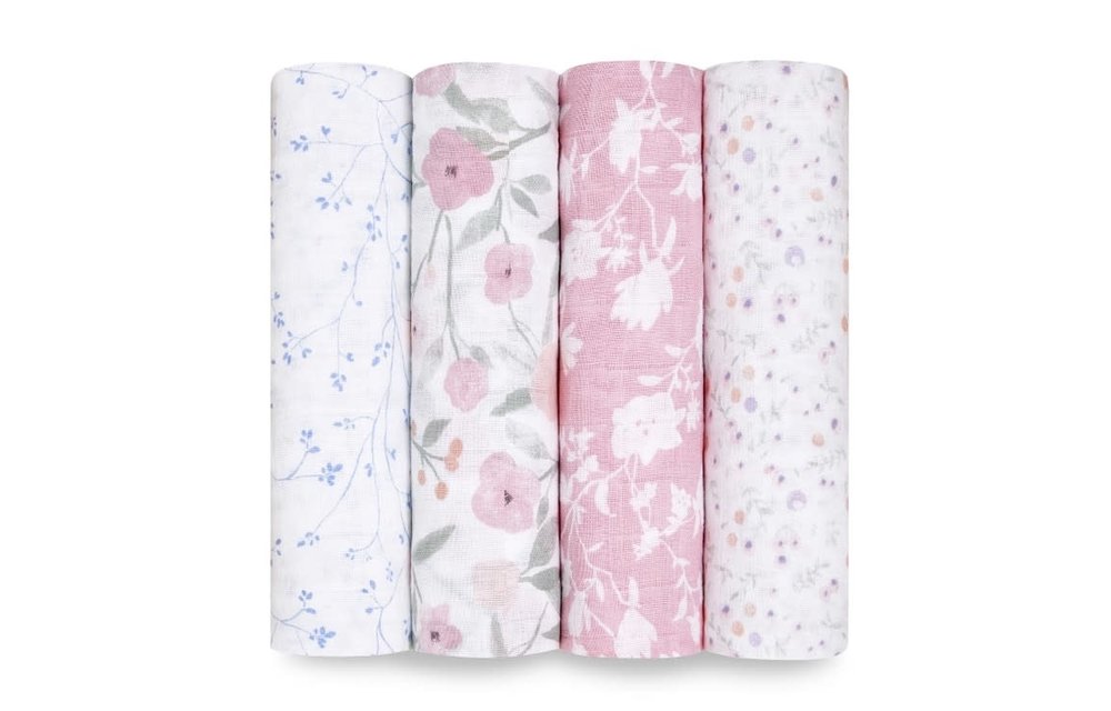 aden + anais Ma Fleur Swaddles (4 Pack)
