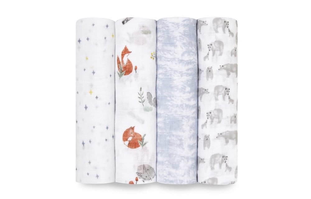 aden + anais Naturally Swaddles (4 Pack)