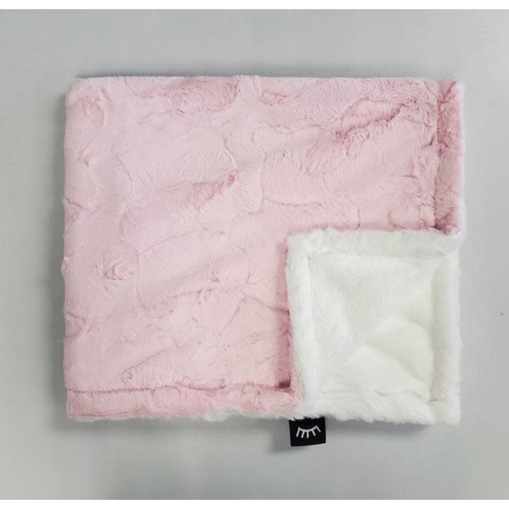 pink minky blanket