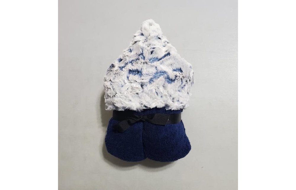 Winx + Blinx Hooded Towel In Owl Navy