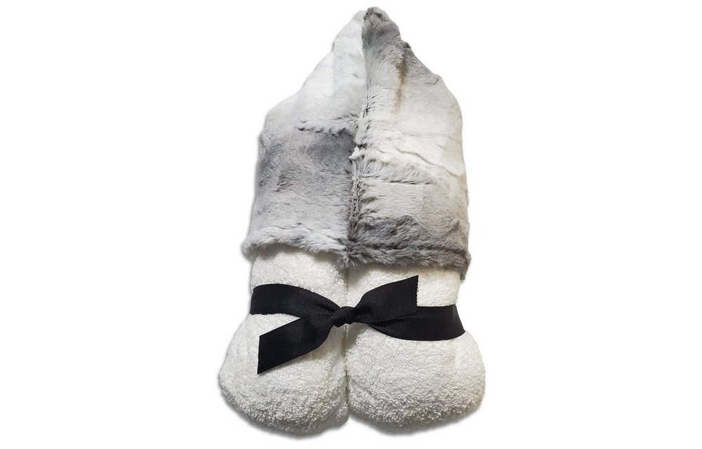 Winx + Blinx Hooded Towel In Ombre Silver