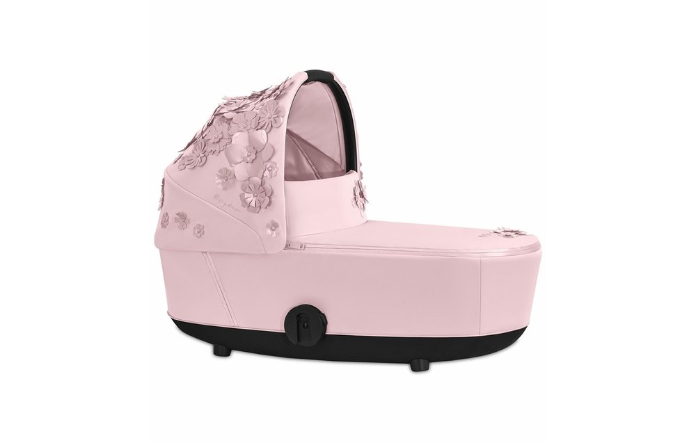 Cybex Mios Lux Carry Cot - Simply Flowers - Pale Blush