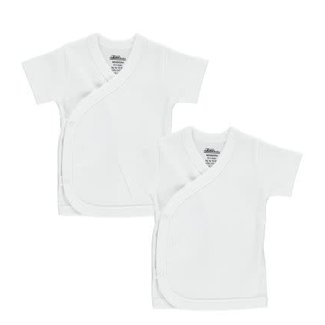 First Essentials First Essentials Side Snap Short Sleeve Shirt In Newborn