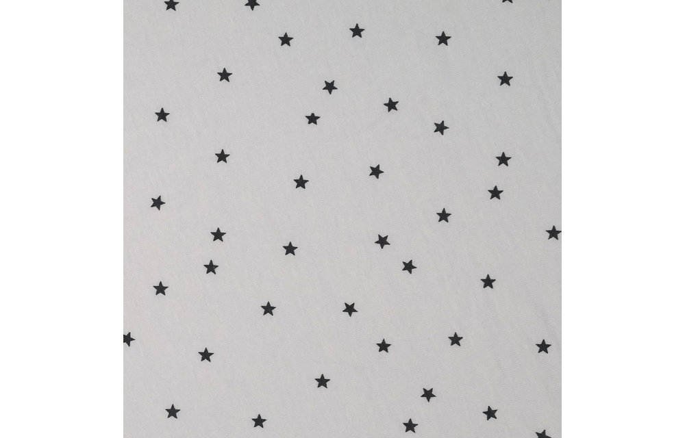 First Essentials Crib Sheet In Gray Stars