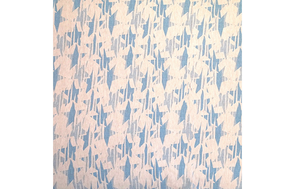First Essentials Porta Crib Sheet In Blue Stars