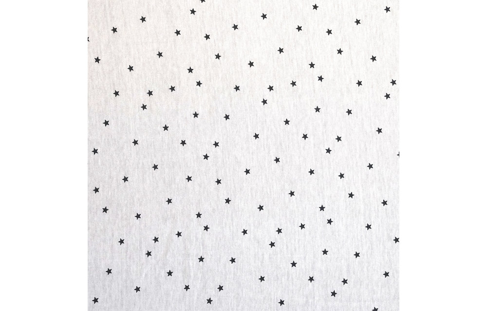 First Essentials Porta Crib Sheet In Gray Stars