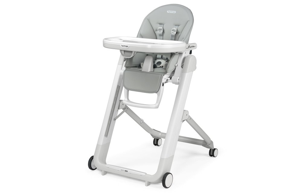 Peg Perego Prima Siesta High Chair In Pure Grey