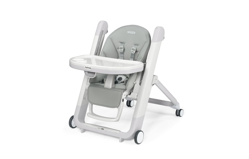 Peg Perego Prima Siesta High Chair In Pure Grey