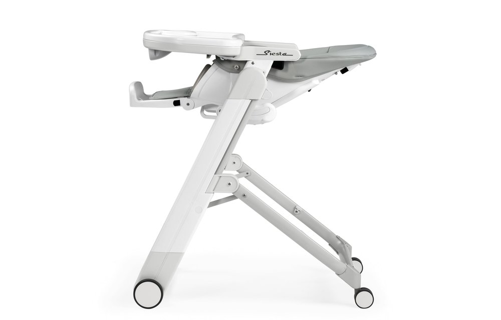 Peg Perego Prima Siesta High Chair In Pure Grey