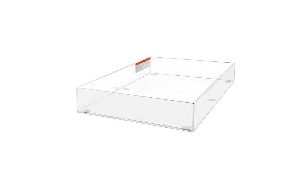Play Tots Clear Choice Acrylic Lucite Changers -6 MM Thick Diaper Changing Tray 33.5"