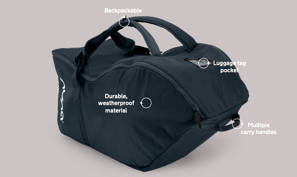 Nuna PIPA Series Travel Bag With Boarding Pass