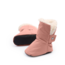 7 A.M. Enfant  Baby Booties Rose Quilted - Medium 6-12 Months