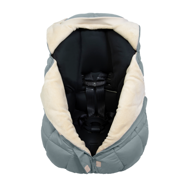 SALE!! 7 A.M. Enfant Car Seat Cover - Cocoon  In Mirage Blue Quilted 0-12 Months