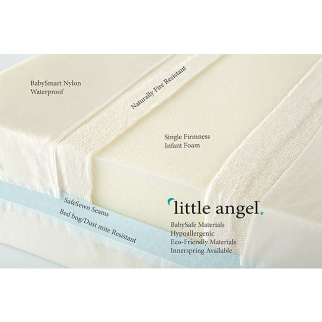 Moonlight Slumber Little Angel Crib Mattress - All Foam One-Sided