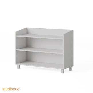 Duc Duc Duc Duc Indi Short Bookcase In Light Grey