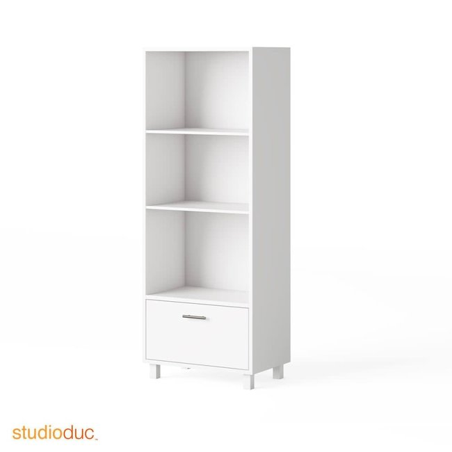 Duc Duc Indi Tall Bookcase In White