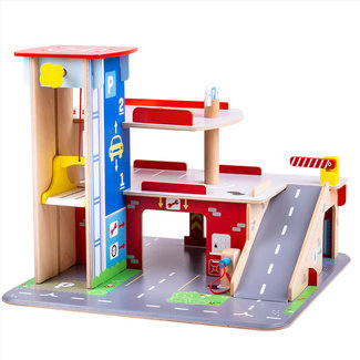 Bigjigs Toys Bigjigs Toys Park & Play Garage