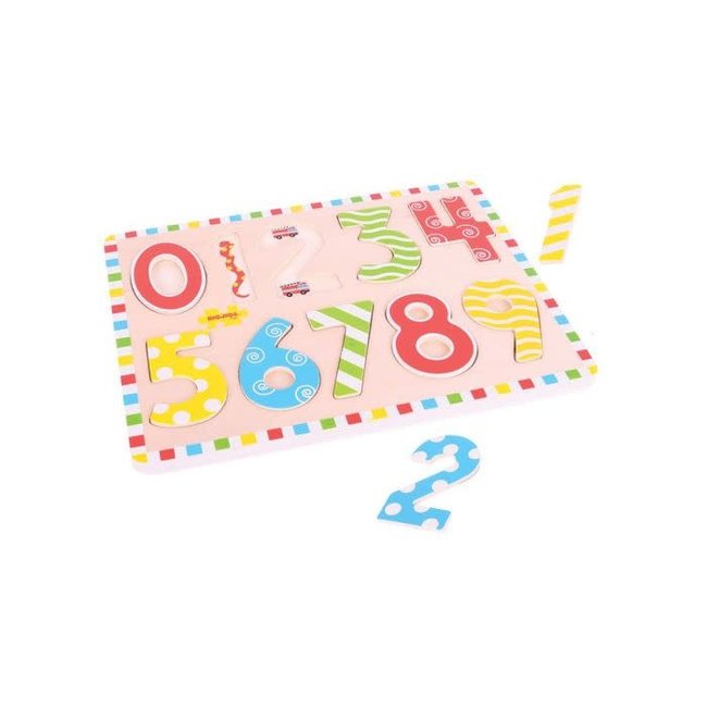 Bigjigs Toys Inset Puzzle Numbers