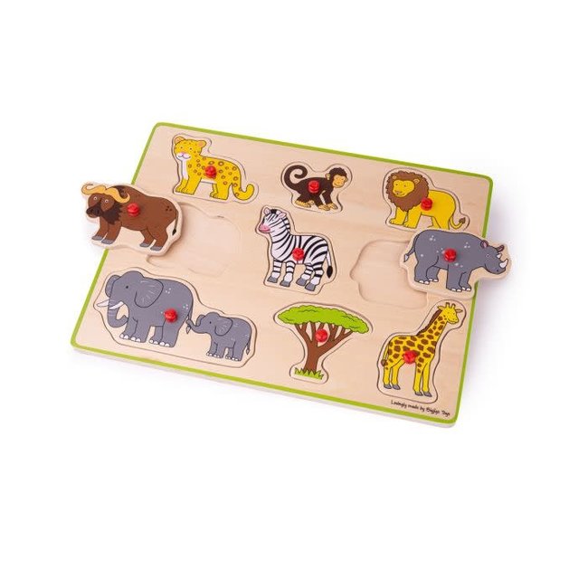 Bigjigs Toys Lift Out Puzzle - Safari