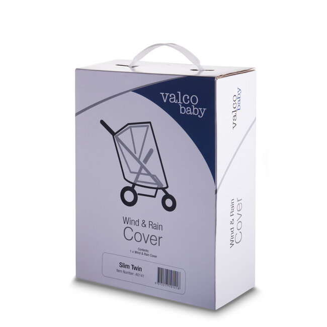Valco Baby Rain Cover Double For Slim Twin/Slim Twin S2