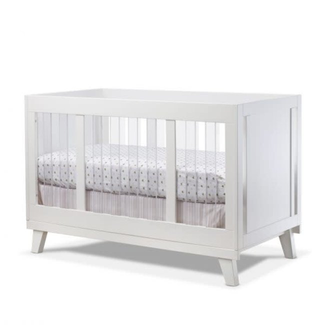 Sorelle Uptown Acrylic Crib With Lucite