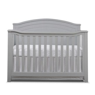 Sorelle Sorelle Berkley Round Top Panel Crib In Gray