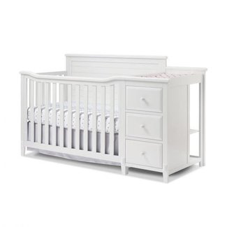 Sorelle Sorelle Berkley Panel Crib & Changer in White