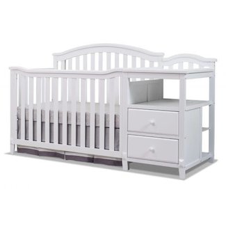 Sorelle Sorelle Berkley Crib & Changer in White