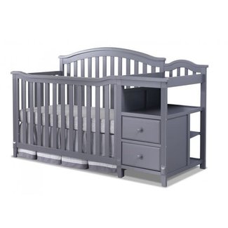 Sorelle Sorelle Berkley Crib & Changer in Weathered Gray