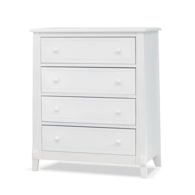 Sorelle Berkley/Fairview/Florence 4 Drawer Dresser In White