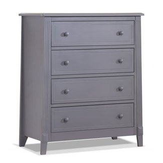 Sorelle Sorelle Berkley/Fairview/Florence 4 Drawer Dresser In Gray