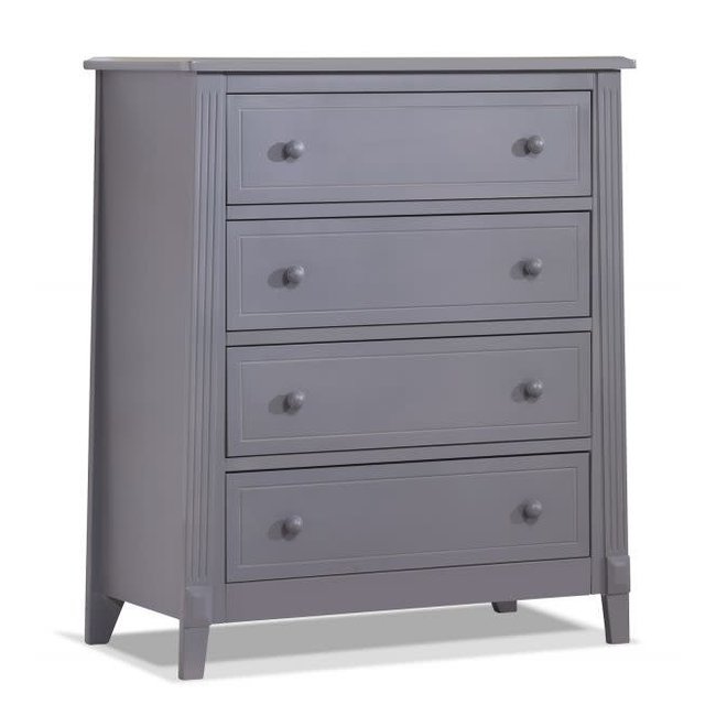 Sorelle Berkley/Fairview/Florence 4 Drawer Dresser In Gray