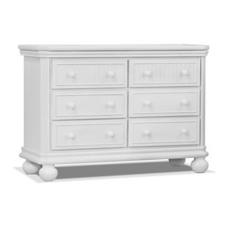 Sorelle Sorelle Finley Lux 6 Drawer Dresser In White