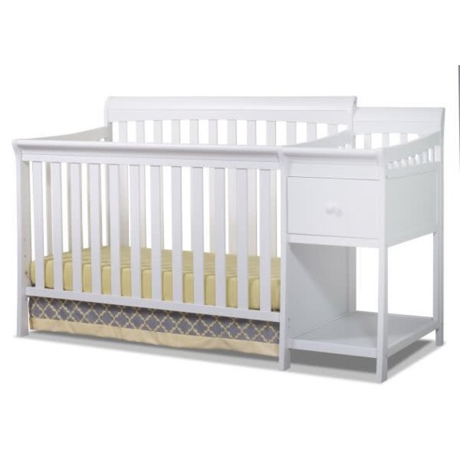 Sorelle Florence 4 In 1 Crib & Changer In White