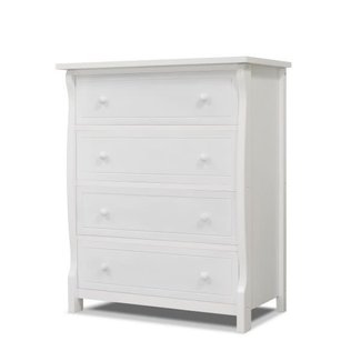 Sorelle Sorelle Princeton Elite 4 Drawer Dresser In White