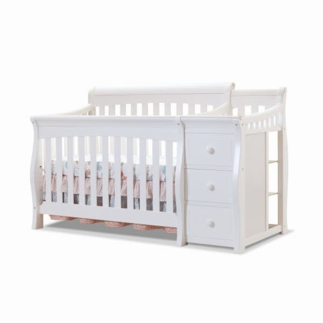 Sorelle Princeton Elite Crib & Changer In White
